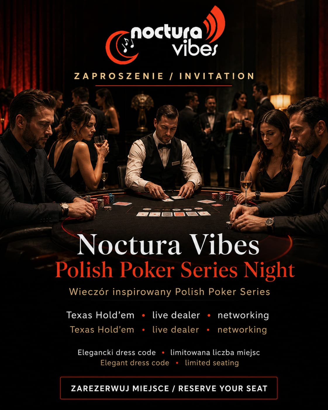 Zaproszenie na Polish Poker Series — noc pełna emocji i rywalizacji